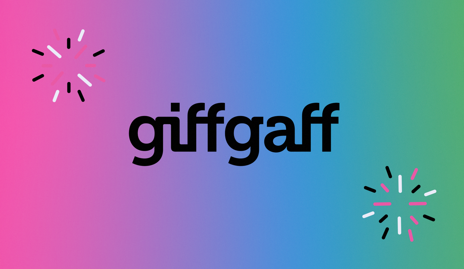 giffgaff 品牌渐变宣传图